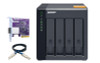 QNAP NAS TL-D400S-US 4B desktop SATA JBOD expansionunit w QXP-400eS-A1164 PCIe