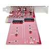StarTech CC DUAL-M2-PCIE-CARD-B Dual M.2 PCIe SSD Adapter Card Retail