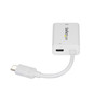 StarTech CB CDP2VGAUCPW USB-C to VGA Video Adapter w USB Power Delivery White