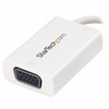 StarTech CB CDP2VGAUCPW USB-C to VGA Video Adapter w USB Power Delivery White