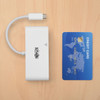 Tripp Lite U444-06N-DGU-C USB-C Multiport Adapter, DVI, USB-A Port, Gbe and PD Charging, White U444-06N-DGU-C 037332193919