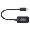 Tripp Lite U444-06N-HDR4-B USB-C to HDMI Active Adapter Cable (M/F), 4K 60 Hz, HDR, 4:4:4, DP 1.4 Alt Mode, HDCP 2.2, Black, 6 in. (15.2 cm) U444-06N-HDR4-B 037332253804