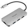 Targus ACH226BT interface hub USB 3.2 Gen 1 (3.1 Gen 1) Type-C 5000 Mbit/s Silver ACH226CA 092636341435