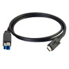 C2G 3ft, USB 3.0 Type C, USB B USB cable 0.9144 m USB 3.2 Gen 1 (3.1 Gen 1) USB C Black 28865 757120288657