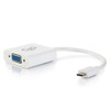 C2G USB3.1-C/VGA USB graphics adapter 1920 x 1200 pixels White 29472 757120294726