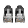 Tripp Lite N201-06N-BK Cat6 Gigabit Snagless Molded (UTP) Ethernet Cable (RJ45 M/M), Black, 6-in. (15.24 cm) N201-06N-BK 037332206459