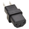 Tripp Lite NEMA 5-15P to C13 Power Cord Adapter - 10A, 125V, Black P006-000 037332217974