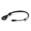 C2G 60048 video cable adapter 0.457 m VGA (D-Sub) + 3.5mm Black 60048 757120600480
