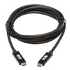 Tripp Lite MTB3-02M-5A-AB Thunderbolt 3 Active Cable (M/M) - 40 Gbps, 5A 100W Power Delivery, 4K/60 Hz, 2M (6.56 ft.), Black MTB3-02M-5A-AB 037332242013