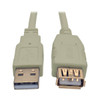 Tripp Lite U024-006-BE USB cable 1.8 m USB 2.0 USB A Beige U024-006-BE 037332198754