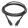 Tripp Lite U420-006 USB-C Cable (M/M) - USB 3.1, Gen 1 (5 Gbps), Thunderbolt 3 Compatible, 6 ft. (1.83 m) U420-006 037332218407