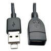 Tripp Lite USB 2.0 OTG Cable with 2-in-1 Connector - Combo A Male + Micro-B Male to A Female, 15.24 cm (6-in.) U052-06N-OTG-AM 037332188373