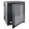 Tripp Lite SRW15USG SmartRack 15U Low-Profile Switch-Depth Wall-Mount Half-Height Rack Enclosure, Clear Acrylic Window, Hinged Back SRW15USG 037332187369