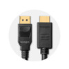 Kensington DisplayPort 1.2 (M) to HDMI (M) passive unidirectional cable, 1.8m (6ft) 33025 085896330257