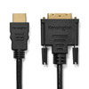 Kensington HDMI (M) to DVI-D (M) passive bi-directional cable, 1.8m (6ft) 33022 085896330226