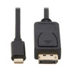 Tripp Lite U444-010-DP-BD USB-C to DisplayPort Bi-Directional Active Adapter Cable (M/M), 4K 60 Hz, HDR, Locking DP Connector, 10 ft. (3.1 m) U444-010-DP-BD 037332250728