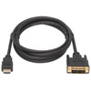 Tripp Lite P566AB-006 Safe-IT HDMI to DVI-D Single-Link Antibacterial Adapter Cable (M/M), 1080p 60 Hz, Black, 6 ft. (1.8 m) P566AB-006 037332261120