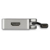 StarTech.com USB C Multiport Video Adapter w/ HDMI, VGA, Mini DisplayPort or DVI - USB Type C Monitor Adapter to HDMI 2.0 or mDP 1.2 (4K 60Hz) - VGA or DVI (1080p) - Space Gray Aluminum CDPVDHDMDP2G 065030878586