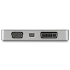 StarTech.com USB C Multiport Video Adapter w/ HDMI, VGA, Mini DisplayPort or DVI - USB Type C Monitor Adapter to HDMI 2.0 or mDP 1.2 (4K 60Hz) - VGA or DVI (1080p) - Space Gray Aluminum CDPVDHDMDP2G 065030878586