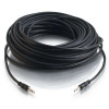 C2G 35ft CMG-Rated 3.5mm Stereo With Low Profile Connectors audio cable 10.67 m Black 40108 757120401087