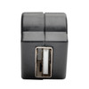 Tripp Lite USB 2.0 All-in-One Keystone/Panel Mount Angled Coupler (F/F), Black U060-000-KPA-BK 037332195692