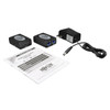 Tripp Lite HDMI over Dual Cat5 / Cat6 Extender Kit, In-Line Transmitter / Receiver, Video and Audio, 1920 x 1200 1080 / 24p, Up to 45.72 m (150-ft.) B125-150 037332143723