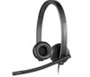 Logitech USB Headset H570e Wired Head-band Office/Call center Black 952-000064