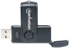 Manhattan USB-A Mini Multi-Card Reader/Writer, 5 Gbps (USB 3.2 Gen1 aka USB 3.0), 24-in-1, SuperSpeed USB, Windows or Mac, Black, Three Year Warranty, Blister 101981 766623101981