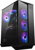 MSI MPG GUNGNIR 110R Mid Tower Gaming Computer Case Black, USB 3.2 Gen2 Type C, 4x 120mm ARGB Fan, Mystic Light Sync, 1 to 6 ARGB Control board, 2x Tempered Glass Panels, ATX, mATX, mini-ITX GUNGNIR110R 824142211809