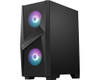 MSI MAG FORGE 100R Mid Tower Gaming Computer Case 'Black, 2x 120mm ARGB PWM Fan, 1x 120mm Fan, 1-6 ARGB Hub, Mystic Light Sync, Tempered Glass Panel, ATX, mATX, mini-ITX' MAGFORGE100R 824142198841