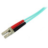 StarTech.com Fiber Optic Cable - 10 Gb Aqua - Multimode Duplex 50/125 - LSZH - LC/LC - 5 m 40981