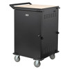 Tripp Lite CSCSTORAGE1 Locking Storage Cart for Mobile Devices and AV Equipment - Black CSCSTORAGE1 037332257116