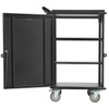 Tripp Lite CSCSTORAGE1 Locking Storage Cart for Mobile Devices and AV Equipment - Black CSCSTORAGE1 037332257116