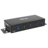 Tripp Lite U360-004-IND 4-Port Industrial-Grade USB 3.0 SuperSpeed Hub - 20 kV ESD Immunity, Metal Housing, Mountable U360-004-IND 037332186317