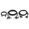 Tripp Lite DVI KVM Cable Kit - DVI, USB, 3.5 mm Audio (3xM/3xM) + USB (M/M) + DVI (M/M), 6 ft. (1.83 m) P784-006-DVU 037332242341