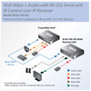 Tripp Lite B160-100-VSI VGA Audio + Video over IP Extender Receiver over Cat5/Cat6, RS-232 Serial and IR Control, 1920 x 1440, 328 ft. (100 m), TAA B160-100-VSI 037332196750