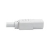 Tripp Lite P004-003-AWH PDU Power Cord, C13 to C14 - 10A, 250V, 18 AWG, 3 ft. (0.91 m), White P004-003-AWH 037332198877