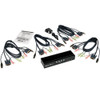 Tripp Lite 4-Port DVI Dual-Link / USB KVM Switch w/ Audio and Cables B004-DUA4-HR-K 037332183040