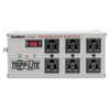 Tripp Lite Isobar 6-Outlet Surge Protector, 6 ft. Cord with Right-Angle Plug, 3330 Joules, Diagnostic LEDs, Metal Housing ISOBAR6ULTRA 037332010544