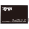 Tripp Lite Hardened Gigabit Fiber to Ethernet Media Converter, 10/100/1000 Mbps, RJ45/SFP, -10° to 60°C N785-H01-SFP 037332268563