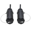 Tripp Lite P568FA-70M-WR High-Speed Armored HDMI Fiber Active Optical Cable (AOC) with Hooded Connectors - 4K @ 60 Hz, HDR, IP68, M/M, Black, 70 m P568FA-70M-WR 037332261489