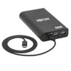 Tripp Lite UPB-10K0-2U1C Portable Charger - 2x USB-A, USB-C with PD Charging, 10,050mAh Power Bank, Lithium-Ion, USB-IF, Black UPB-10K0-2U1C 037332214201