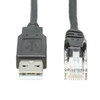 Tripp Lite U009-010-RJ45-X USB-A to RJ45 Rollover Console Cable (M/M) - Cisco Compatible, 250 Kbps, 10 ft. (3.05 m), Black U009-010-RJ45-X 037332222114