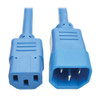 Tripp Lite P005-003-ABL Heavy-Duty PDU Power Cord, C13 to C14 - 15A, 250V, 14 AWG, 3 ft. (0.91 m), Blue P005-003-ABL 037332198976