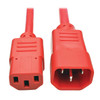 Tripp Lite P004-003-ARD PDU Power Cord, C13 to C14 - 10A, 250V, 18 AWG, 3 ft. (0.91 m), Red P004-003-ARD 037332198853