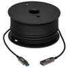 Tripp Lite U330F-50M-G1 USB 3.2 Gen 1 CL3-Rated Fiber Active Optical Cable (AOC) - Extension/Repeater, A/A M/F, Black, 50 m U330F-50M-G1 037332260406