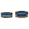 Tripp Lite U330F-20M-G1 USB 3.2 Gen 1 CL3-Rated Fiber Active Optical Cable (AOC) - Extension/Repeater, A/A M/F, Black, 20 m U330F-20M-G1 037332260383