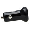 Tripp Lite U280-C02-24W-1B Dual-Port USB Car Charger with 24W Charging - USB-C (24W) PD 3.0, USB-A (24W) QC 3.0, Black U280-C02-24W-1B 037332254092