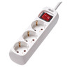 Tripp Lite PS3G15 3-Outlet Power Strip - German Type F Schuko Outlets, 220-250V, 16A, 1.5 m Cord, Schuko Plug, White PS3G15 037332251619