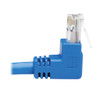 Tripp Lite N204-020-BL-UP Up-Angle Cat6 Gigabit Molded UTP Ethernet Cable (RJ45 Right-Angle Up M to RJ45 M), Blue, 20 ft. (6.09 m) N204-020-BL-UP 037332252074